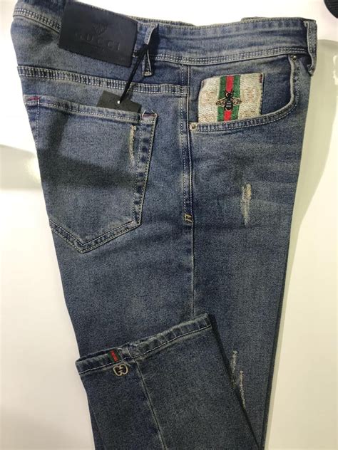 gucci pantalon|Gucci denim jeans.